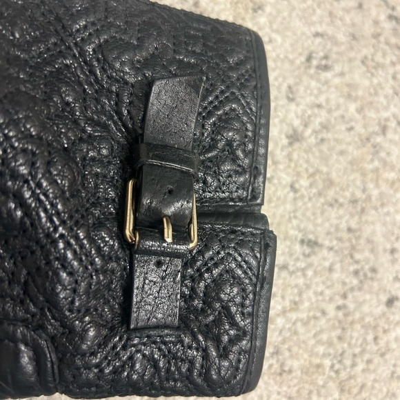 Tory Burch Sz 6 “Chrystie”Black Quilted Boots with Buckle Straps Great condition - Picture 6 of 16